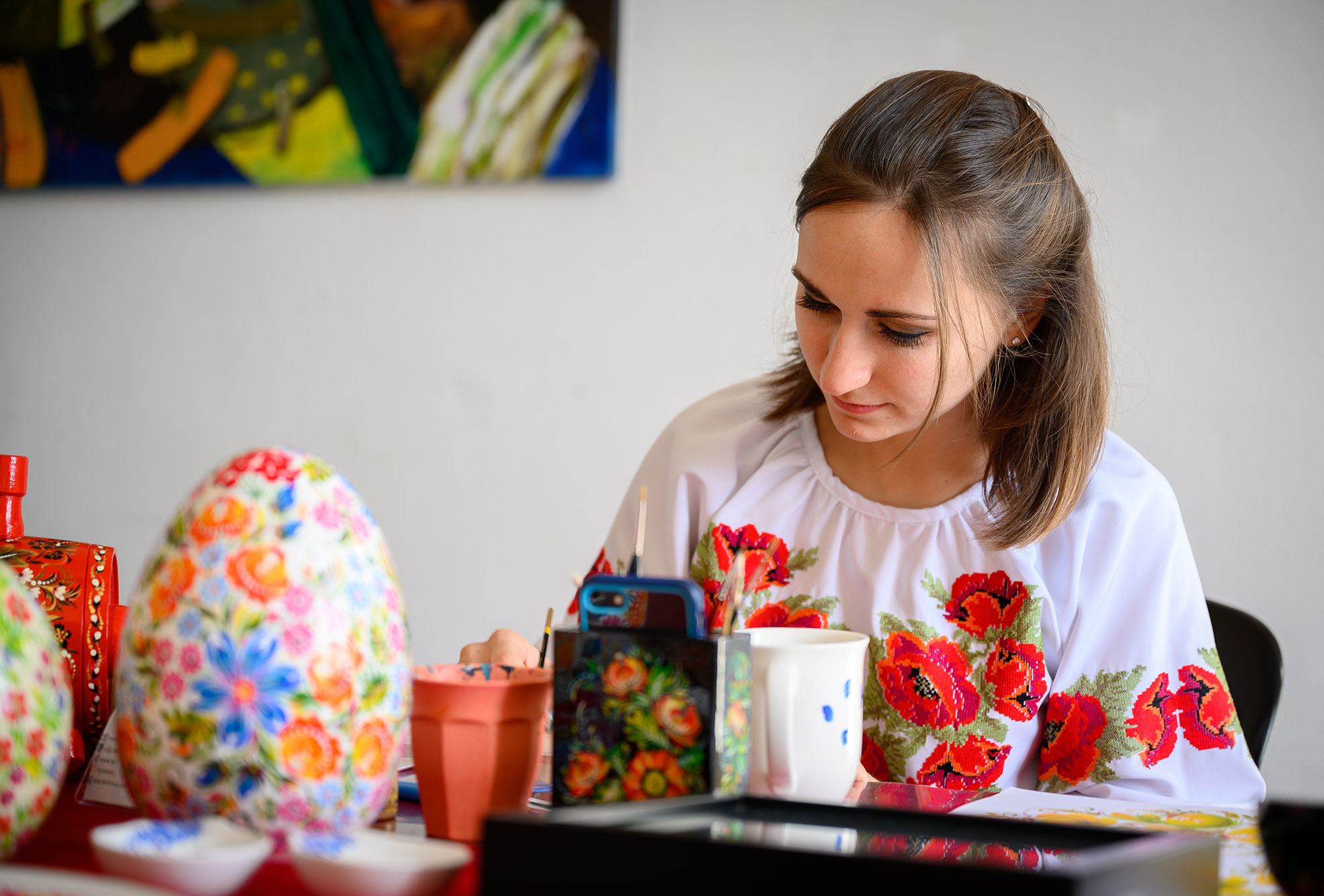 La peinture décorative de Petrykivka